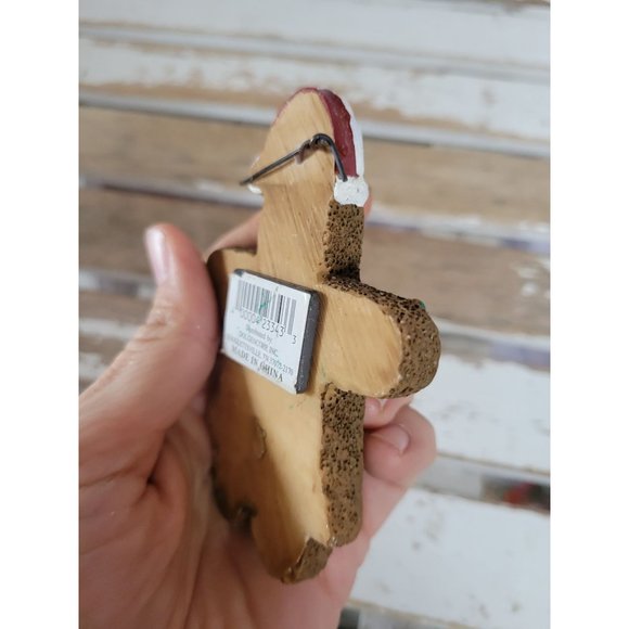 Gingerbread hat ornament vintage Xmas holiday tree - Picture 5 of 7